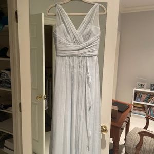 Amsale Light Blue Bridesmaids Dress | Size 8